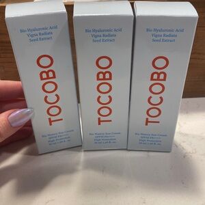 Three TOCOBO Bio Watery Sun Cream